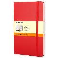 Moleskine Classic Red Ruled Large Notebook