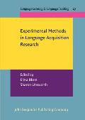 Experimental Methods In Language Acquisition Research