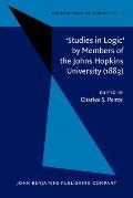 Studies in Logic: By Members of the Johns Hopkins University (1883)