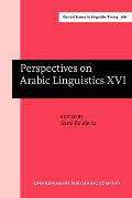 Perspectives on Arabic Linguistics XVI
