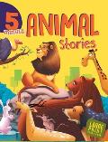 5 Minute Animal Stories: Large Print