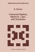 Universal Algebra, Algebraic Logic, and Databases