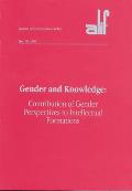 Alif 19: Gender and Knowledge: Contributions of Gender Perspectives to Intellectual Formations
