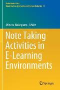 Note Taking Activities in E-Learning Environments