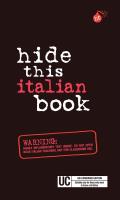Hide This Italian Book 1st Edition