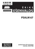 Psam 67 for Solo Baritone and Ssaattbb Choir: Choral Octavo