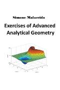 Exercises of Advanced Analytical Geometry