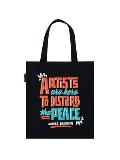 James Baldwin: Artists Are Here to Disturb the Peace Tote Bag
