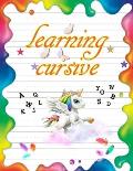 Learning Cursive: cursive handwriting workbook for kids 3 in 1 writing practice, Activity Workbook For Kids Beginning to Learn Writing I
