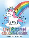 unicorn coloring book: unicorn coloring book adorable drawings for kids ages 4-8