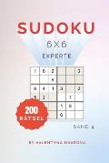 Sudoku: 200 Experte R?tsel 6x6 band. 4