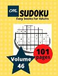 Sudoku easy Books for Adults: Large Print puzzle magazine Volume 46